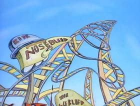 Screenshots from the 1993 Games Animation cartoon Carnival Knowledge