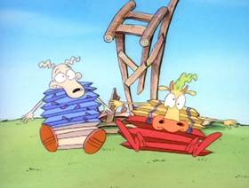 Screenshots from the 1993 Games Animation cartoon Carnival Knowledge