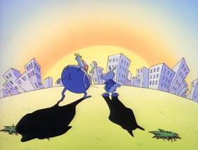 Screenshots from the 1993 Games Animation cartoon Carnival Knowledge