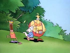 Screenshots from the 1993 Games Animation cartoon Carnival Knowledge