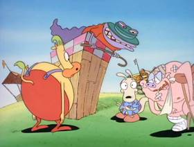 Screenshots from the 1993 Games Animation cartoon Carnival Knowledge