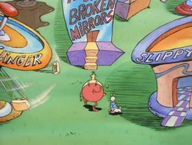 Screenshots from the 1993 Games Animation cartoon Carnival Knowledge