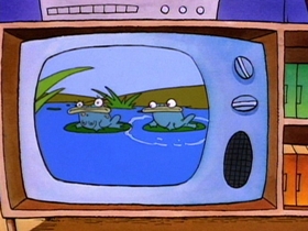 Screenshots from the 1993 Games Animation cartoon Leap Frogs