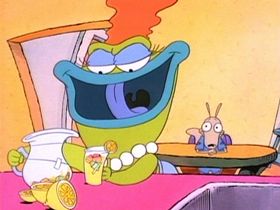 Screenshots from the 1993 Games Animation cartoon Leap Frogs