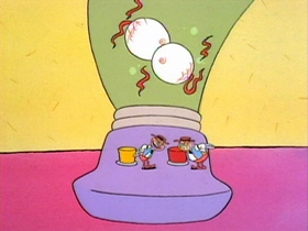 Screenshots from the 1993 Games Animation cartoon Leap Frogs
