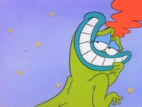 Screenshots from the 1993 Games Animation cartoon Leap Frogs