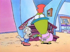 Screenshots from the 1993 Games Animation cartoon Leap Frogs