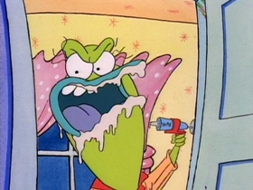 Screenshots from the 1993 Games Animation cartoon Leap Frogs