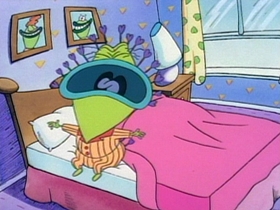 Screenshots from the 1993 Games Animation cartoon Leap Frogs