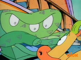 Screenshots from the 1993 Games Animation cartoon Bedfellows