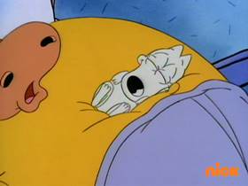 Screenshots from the 1993 Games Animation cartoon Bedfellows