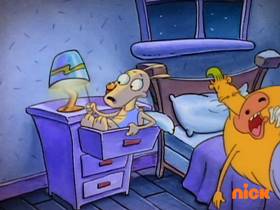 Screenshots from the 1993 Games Animation cartoon Bedfellows