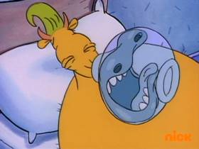 Screenshots from the 1993 Games Animation cartoon Bedfellows