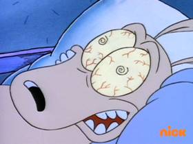 Screenshots from the 1993 Games Animation cartoon Bedfellows