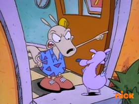 Screenshots from the 1993 Games Animation cartoon Bedfellows