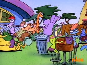 Screenshots from the 1993 Games Animation cartoon Bedfellows