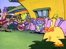 Screenshots from the 1993 Games Animation cartoon Bedfellows