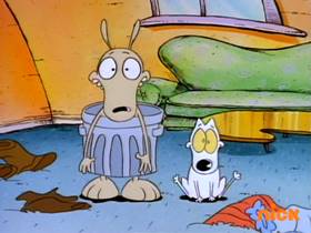 Screenshots from the 1993 Games Animation cartoon Bedfellows