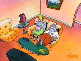 Screenshots from the 1993 Games Animation cartoon Bedfellows