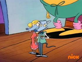 Screenshots from the 1993 Games Animation cartoon Bedfellows