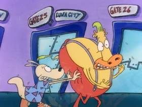 Screenshots from the 1993 Games Animation cartoon Jet Scream