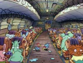 Screenshots from the 1993 Games Animation cartoon Jet Scream