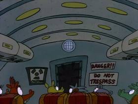 Screenshots from the 1993 Games Animation cartoon Jet Scream