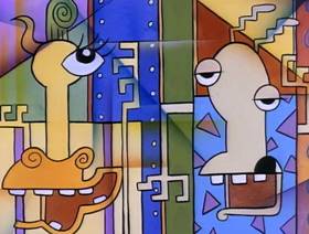 Screenshots from the 1993 Games Animation cartoon Jet Scream