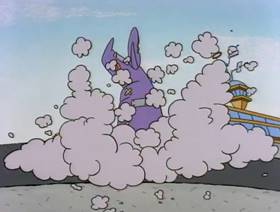 Screenshots from the 1993 Games Animation cartoon Jet Scream