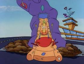 Screenshots from the 1993 Games Animation cartoon Jet Scream