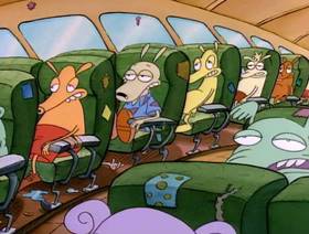 Screenshots from the 1993 Games Animation cartoon Jet Scream