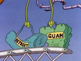 Screenshots from the 1993 Games Animation cartoon Jet Scream