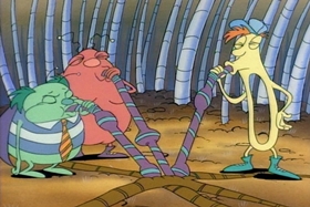 Screenshots from the 1993 Games Animation cartoon Dirty Dog