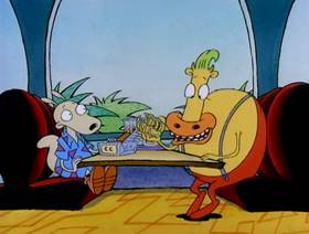 Screenshots from the 1993 Games Animation cartoon To Heck and Back