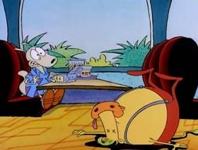 Screenshots from the 1993 Games Animation cartoon To Heck and Back