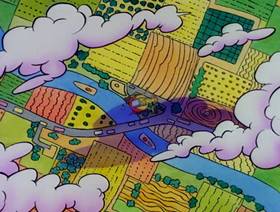 Screenshots from the 1993 Games Animation cartoon To Heck and Back