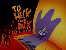 Screenshots from the 1993 Games Animation cartoon To Heck and Back