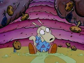 Screenshots from the 1993 Games Animation cartoon To Heck and Back