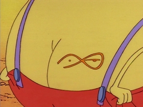 Screenshots from the 1993 Games Animation cartoon The Good, the Bad, and the Wallaby