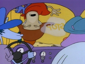 Screenshots from the 1993 Games Animation cartoon The Good, the Bad, and the Wallaby