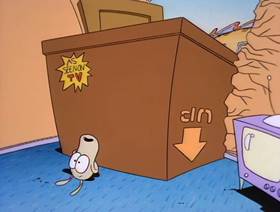 Screenshots from the 1993 Games Animation cartoon A Sucker for the Suck-O-Matic