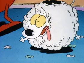 Screenshots from the 1993 Games Animation cartoon A Sucker for the Suck-O-Matic