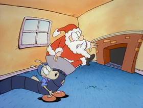 Screenshots from the 1993 Games Animation cartoon A Sucker for the Suck-O-Matic