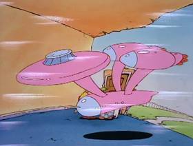 Screenshots from the 1993 Games Animation cartoon A Sucker for the Suck-O-Matic