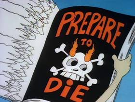 Screenshots from the 1993 Games Animation cartoon A Sucker for the Suck-O-Matic