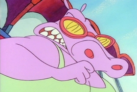 Screenshots from the 1993 Games Animation cartoon Rocko