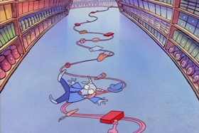 Screenshots from the 1993 Games Animation cartoon Rocko