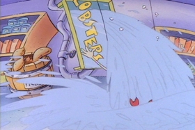 Screenshots from the 1993 Games Animation cartoon Rocko