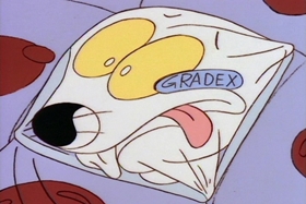 Screenshots from the 1993 Games Animation cartoon Rocko