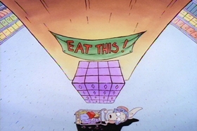 Screenshots from the 1993 Games Animation cartoon Rocko